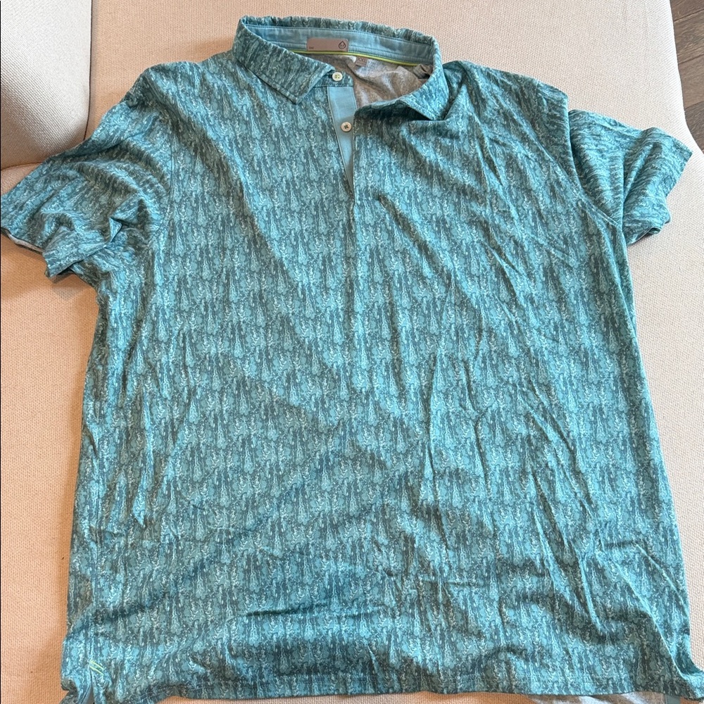 Tasc Teal Polo Shirt for Men